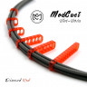 Холдер для проводов ModCust Slot Cable Comb - Diamond Red/Matt