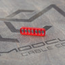 Холдер для проводов ModCust Slot Cable Comb - Diamond Red/Matt
