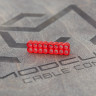 Холдер для проводов ModCust Round Cable Comb - Diamond Red/Matt