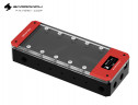 Резервуар с датчиком температуры Barrowch boxfish series POM square wisdom digital reservoir 200мм - Blood Red