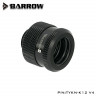 Фитинг для твердой трубки Barrow OD12 V4 Black