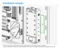 Резервуар с датчиком температуры Barrowch boxfish series acrylic square wisdom digital reservoir 250мм - Matt Silver