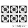 Набор вентиляторов EK-Loop Fan FPT 120 D-RGB - Black (550-2300rpm) 6pcs
