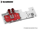 Водоблок + Активный бэкплейт Barrow LRC2.0 full coverage GPU Water Block for Gigabyte AORUS 3090 Aurora